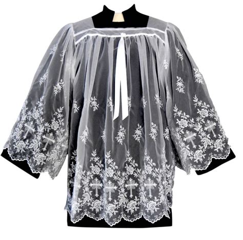 Ministerial Surplice With Lace Buy Lace Surplices For Sale Adult