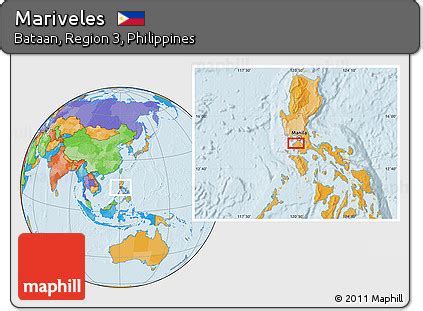 Free Political Location Map of Mariveles