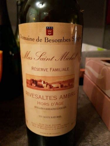 2014 Domaine de Besombes Singla Mas Saint Michel Réserve Familiale