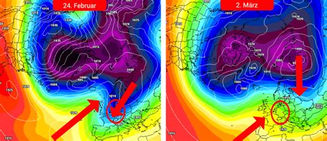 Wetterprognose Pl Tzliche Stratosph Renerw Rmung Nasskalt Winter