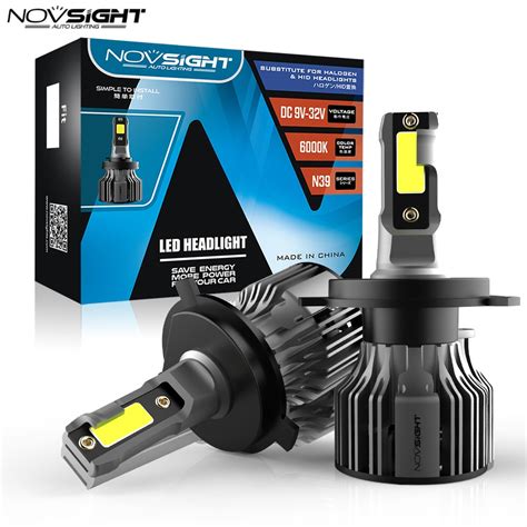 Novsight N39 9005 9006 H4 H7 H11 880 881 Mini Car LED Headlight 72W