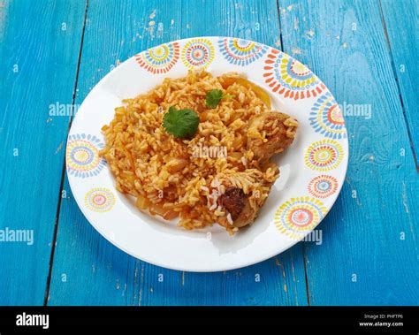 Kenyan Chicken Biryani Stock Photo Alamy