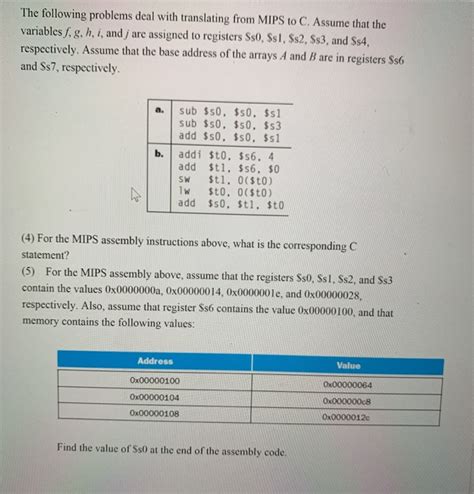 Solved The Following Problems Deal With Translating From Chegg