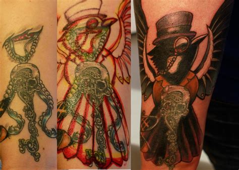 Steampunk Bird by Steve Phipps : Tattoos