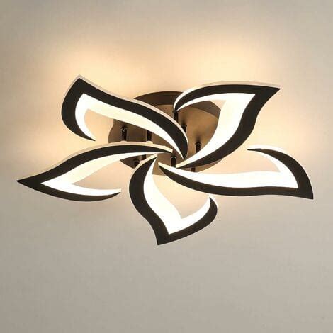 Aiskdan Plafonnier Led Moderne W Lm Creative Fleur De Forme