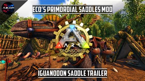 Ark Survival Evolved Eco S Primordial Saddles Mod Iguanodon Saddle