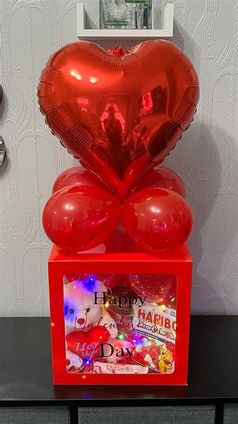 Valentines Day Gift Heart Balloon Teddy Bear Valentines Balloons