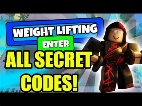 All Secret Codes In Weight Lifting Legends Roblox Youtube