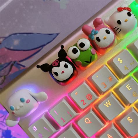 Sanrio Keycaps Artisan Keycap Custom Keycaps Resin Keycap Etsy