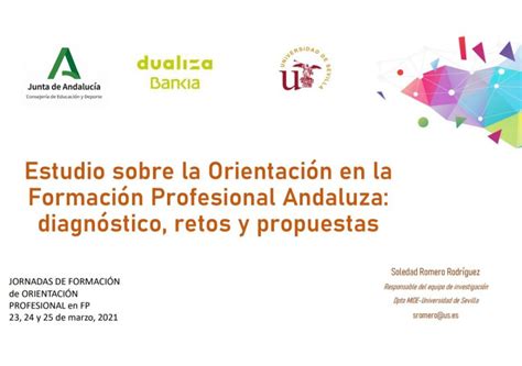 Jornadas De FormaciÓn De OrientaciÓn Profesional En Fp 23 24 Y 25 De Marzo 2021 Consejería De