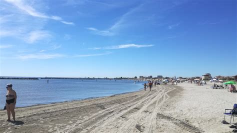 Spiaggia Di Porto Garibaldi Ferrara Italien Detaillierte