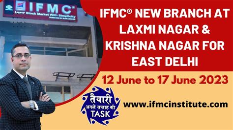 Ifmc®️ Institute Now In Laxmi Nagar East Delhi For Stock Market