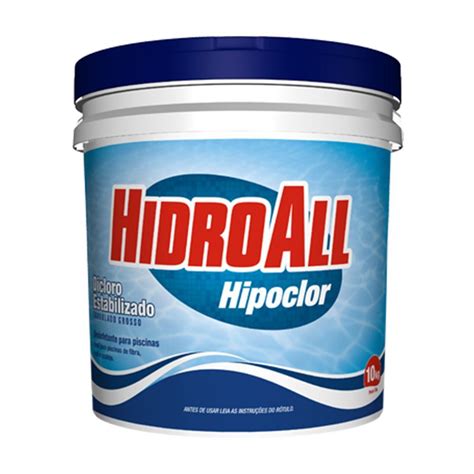 Cloro Hidroall Hipoclor Kg Tratamento De Piscinas Hidroall