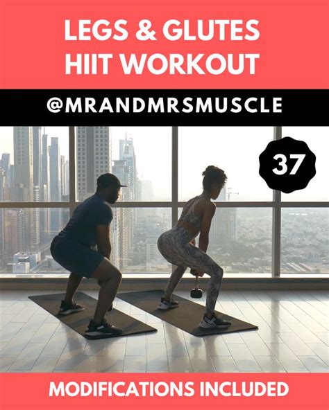 Leg And Glutes Hiit Workout [video] Lower Body Workout Butt Workout