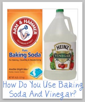 Baking Soda Vinegar Uses Around The Home For Cleaning, Laundry, And Stains