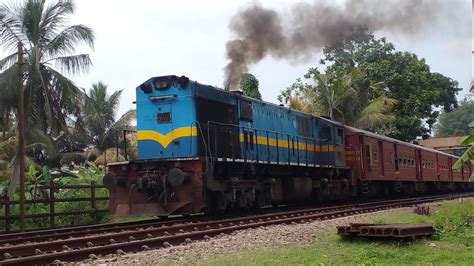 Sri Lanka Railway M10A 941 Train No50 Weligama Railway Station YouTube