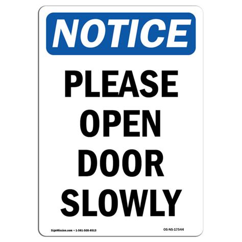 Signmission Please Open Door Slowly Sign Wayfair