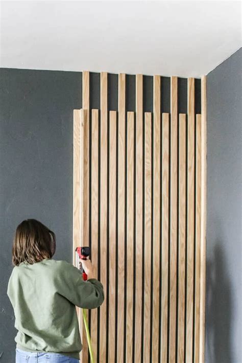 How To Install A DIY Slat Wall (Easy Step-by-Step Tutorial) - Making ...