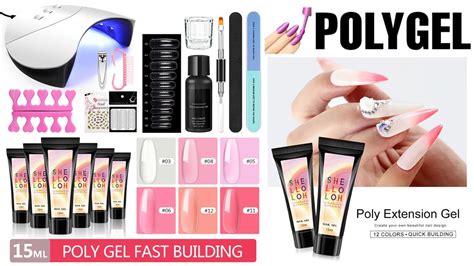 Diy Testing A Poly Gel Nail Kit Polygel Dual Form Nail Tip And Fill By Shelloloh Poly Gel