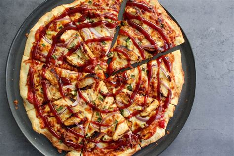 Thin Crust BBQ Chicken Pizza The Candid Cooks