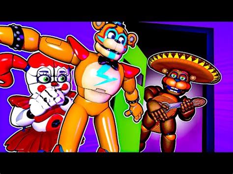 Finding El Chip In Security Breach With Circus Baby And Glamrock Freddy