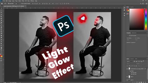 Light Glow Effect In Photoshop Trick Photoshop Short Tutorial Youtube