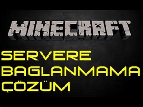 Minecraft Servere Bağlanmama Can t connect server Unknow Host