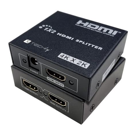 Techly Splitter HDMI 1x2 4K 30Hz Aktywny Rozdzielacz HDMI Techly