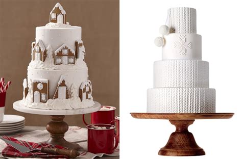 Crazy Gorgeous Winter Wedding Cakes Southbound Bride