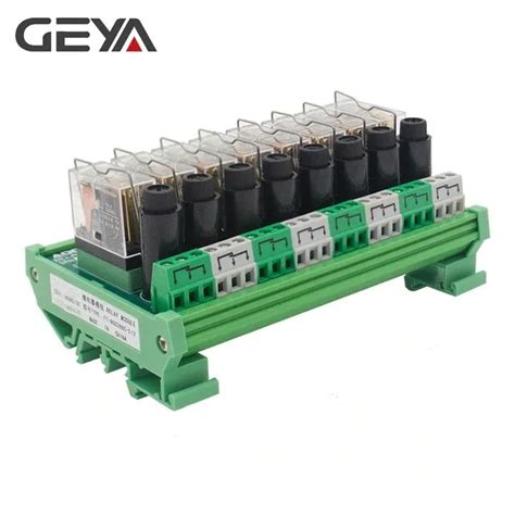 12V 24V 8 Channel Omron Relay Module With Fuse Protect For PLC