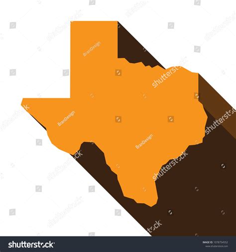 Texas Map Texas Icon Texas Symbol Royalty Free Stock Vector 1078754552