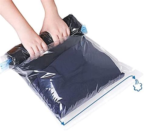 Homeideas Travel Compression Bags Roll Up Compression Storage Bags