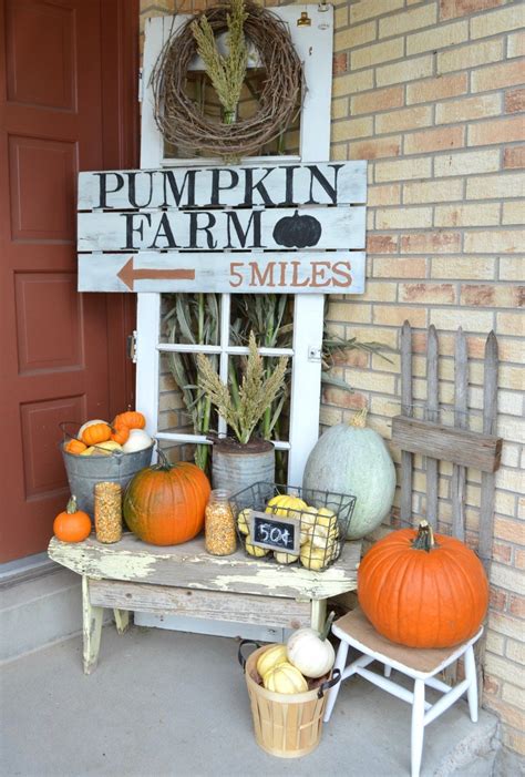 Farmhouse Fall Porch - Little Vintage Nest