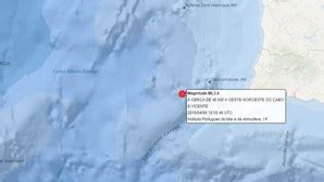 Sismo De Magnitude Registado A Km Da Costa Algarvia Sociedade