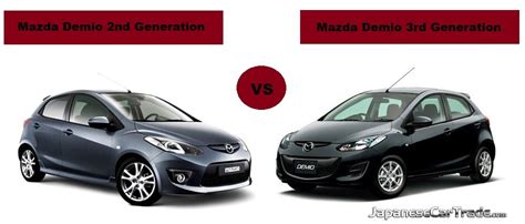 Mazda Demio 2nd Vs 3rd Generations Car Comparison