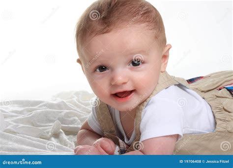 Cute Baby Boy stock photo. Image of portrait, smile, cute - 19706408