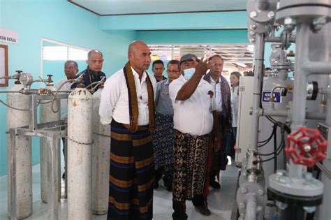 Gubernur NTT Meresmikan Oxygen Generator Di RSUD Prof Dr W Z