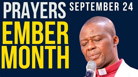 EMBER MONTH PRAYERS SEPTEMBER 24th 2023 DR D K OLUKOYA YouTube