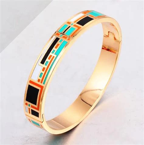 24 Carat Dubai Gold Jewelry Bracelet Womens Fashion Bracelet Women Cuff