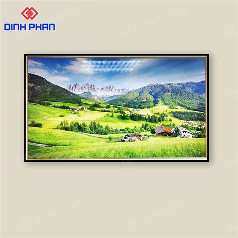 tranh phong canh nui doi tranh trang guong dep