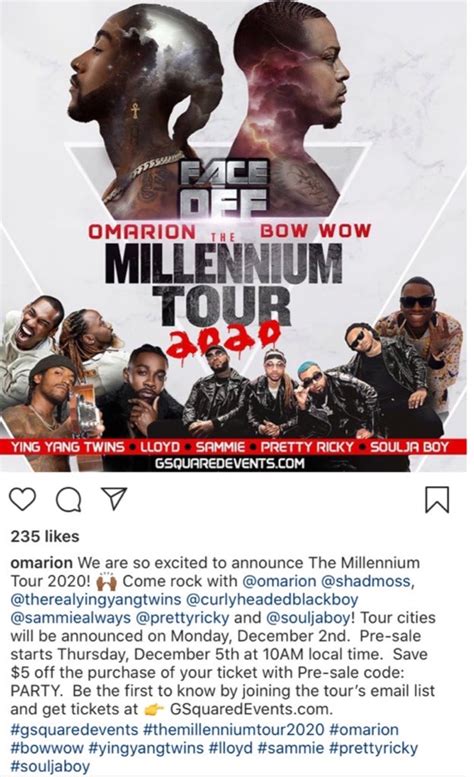 Omarion Announces Millennium Tour, B2K Noticeably Absent In Line Up ...