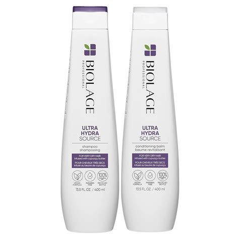 Biolage Ultra Hydrasource Shampoo And Conditioner 135oz 400ml Biolage Hair Products For