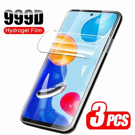 3PCS Hydrogel Film On Xiaomi Redmi 11 Prime 10A 10C Screen Protector