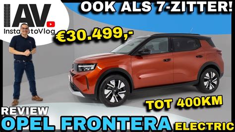 De Nieuwe Opel Frontera Electric Betaalbare Zitter Volledig