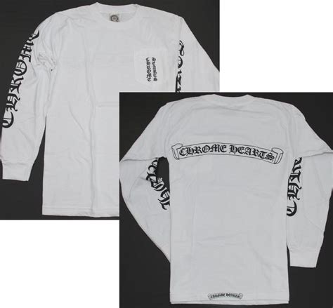 【楽天市場】クロムハーツ Chrome Hearts メンズ長袖tシャツ Xxlサイズロングtシャツ ホワイト【あす楽対応】【正規品】【smtb Td】【yokohama】【ydkg Td