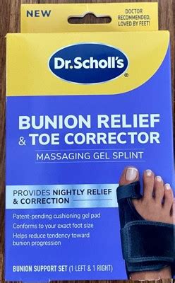 Dr Scholl S Bunion Relief Toe Corrector 1 Pair Target