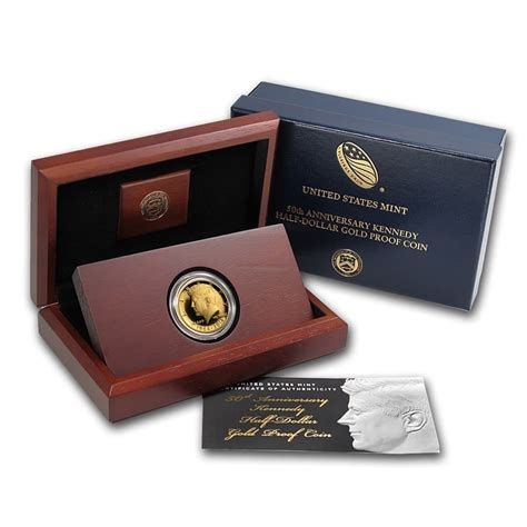 Buy 2014-W 3/4 oz Gold Kennedy Half Dollar 50th Anniversary Proof (with ...