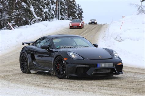 2019 Porsche 718 Cayman GT4 Revealed By Naked Tester Has Gaping Front