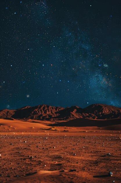 Una Impresionante Vista Del Cielo Nocturno Lleno De Estrellas Sobre El