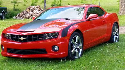 Inferno Orange 2010 Chevrolet Camaro V8 6spd For Sale Camarocarplace